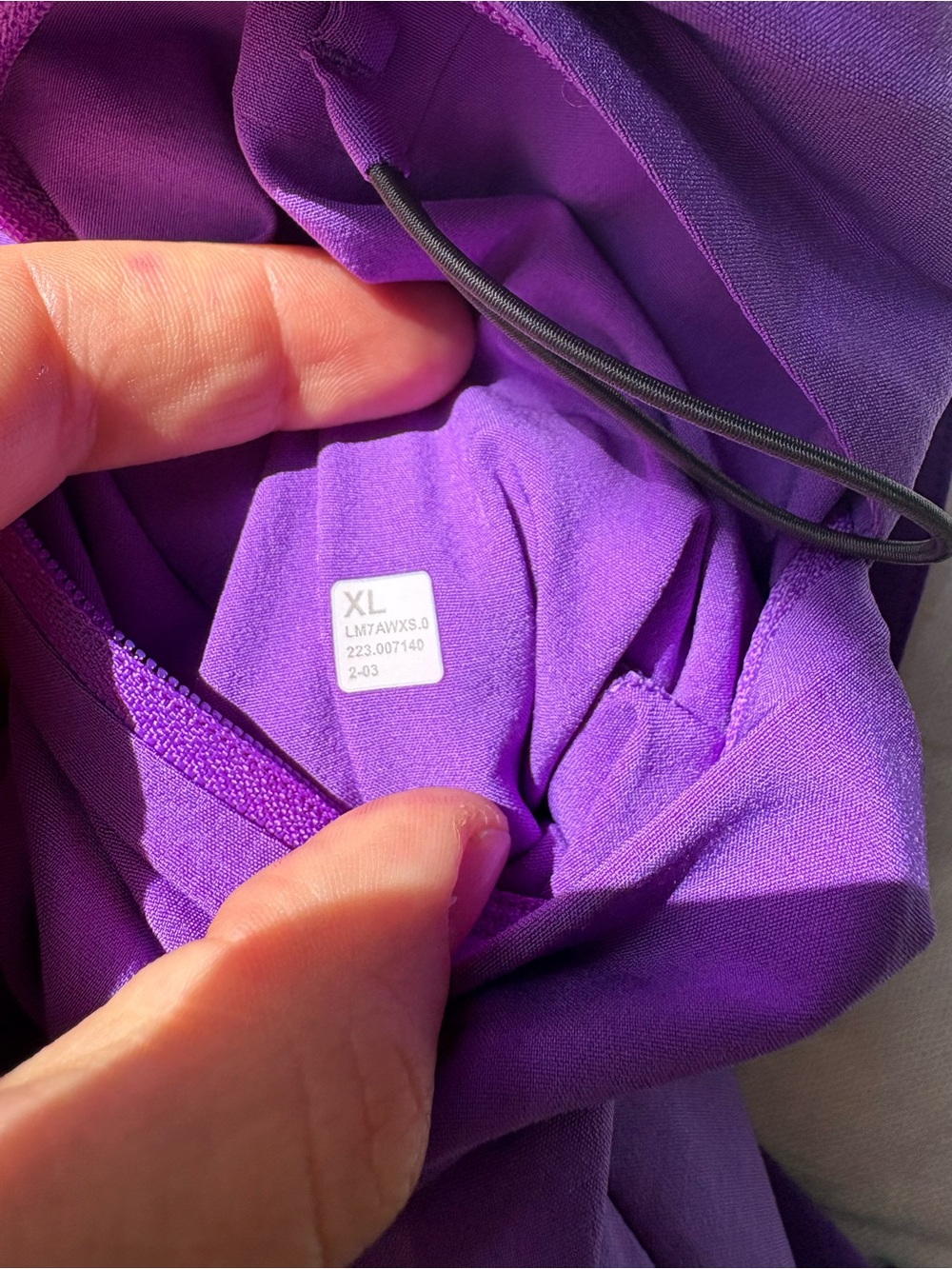 Lululemon Purple Active Drawstring Shorts Women’s Extra Large - Picture 5 of 5